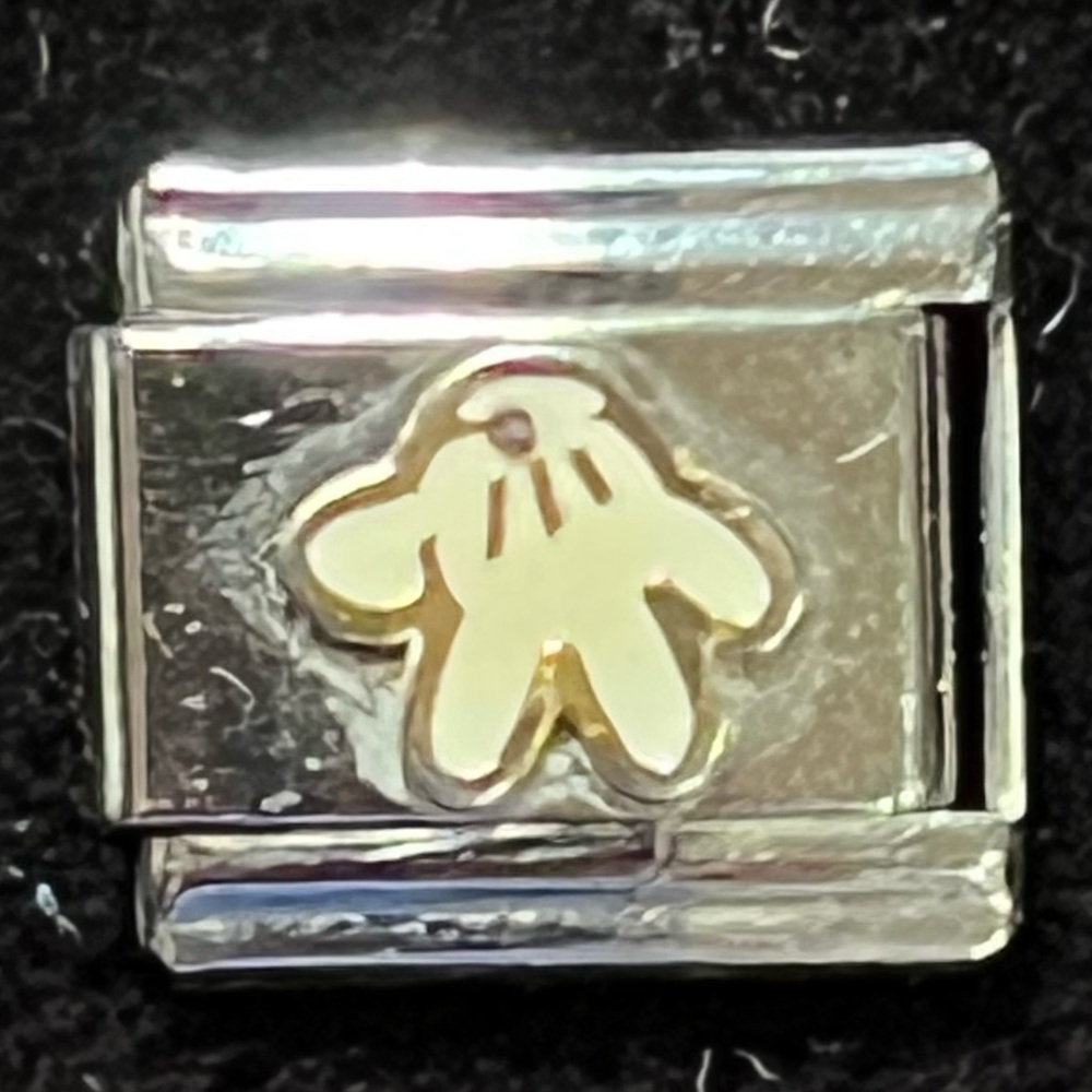 Disney Mickey Mouse Glove Italian Bracelet Charm